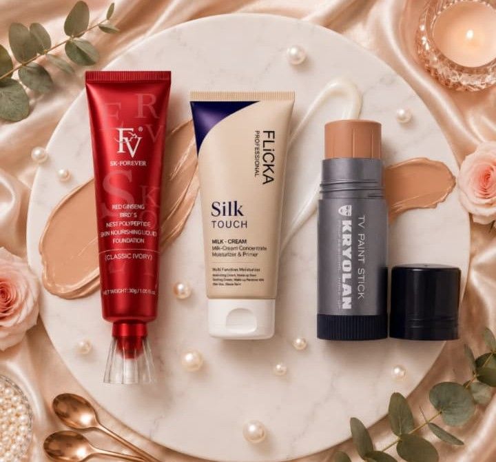 3 In 1 Professional Makeup Trio Flicka FV And Krylon