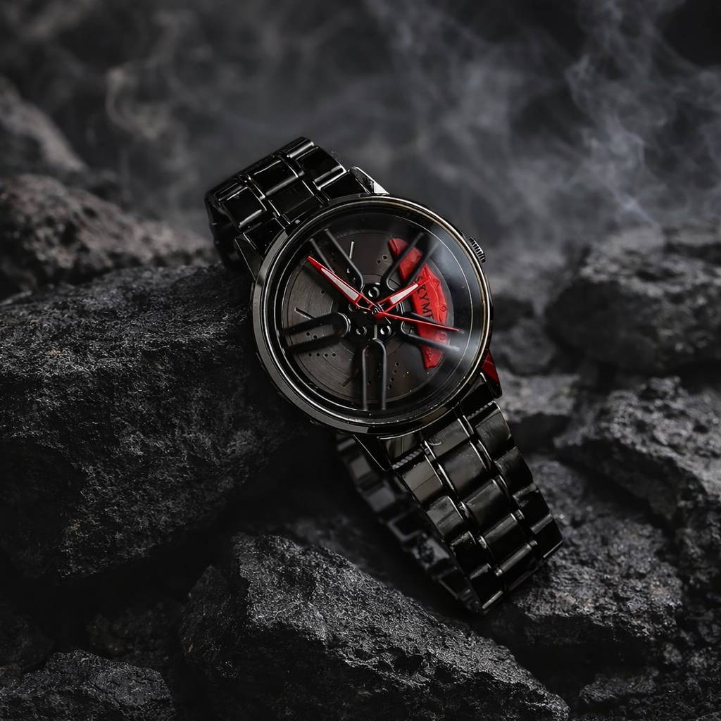 Men's Stylish Spinning Dial Watch – Premium