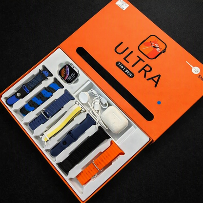 7-in-1 Ultra 3 Smart Watch with 7 Colorful Strap