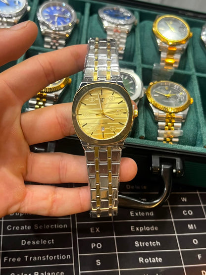 Men's Stainless Steel Quartz Wrist Watch