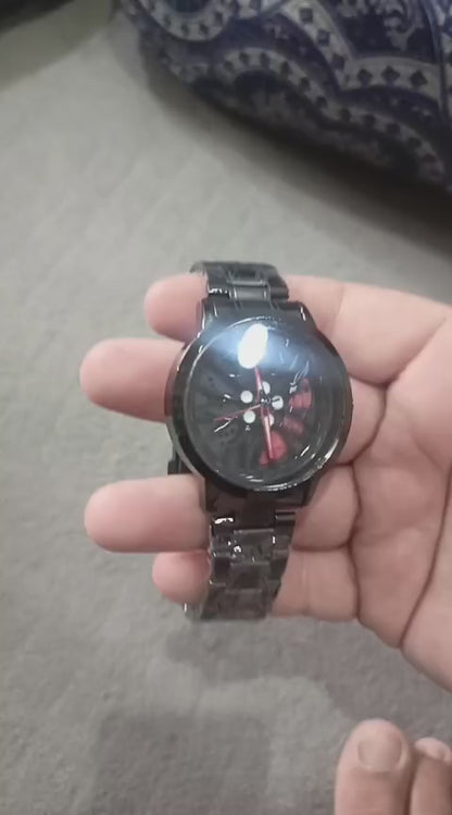 Men's Stylish Spinning Dial Watch – Premium